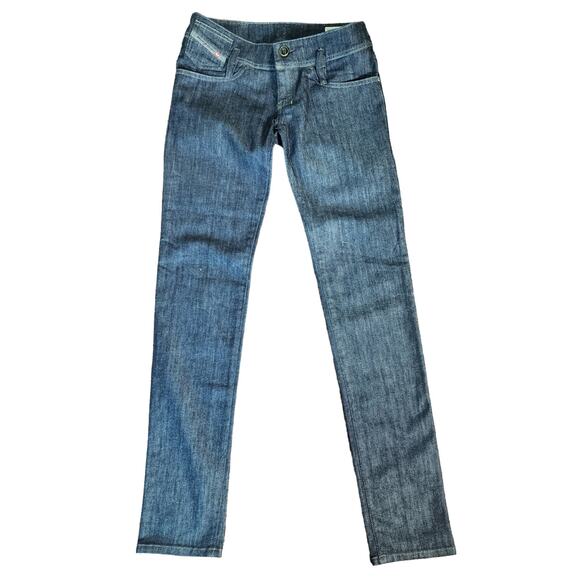 Diesel Denim - Diesel Matic Low Rise Slim Straight Low Rise Dark Wash Jeans, Size 27 W 34 L